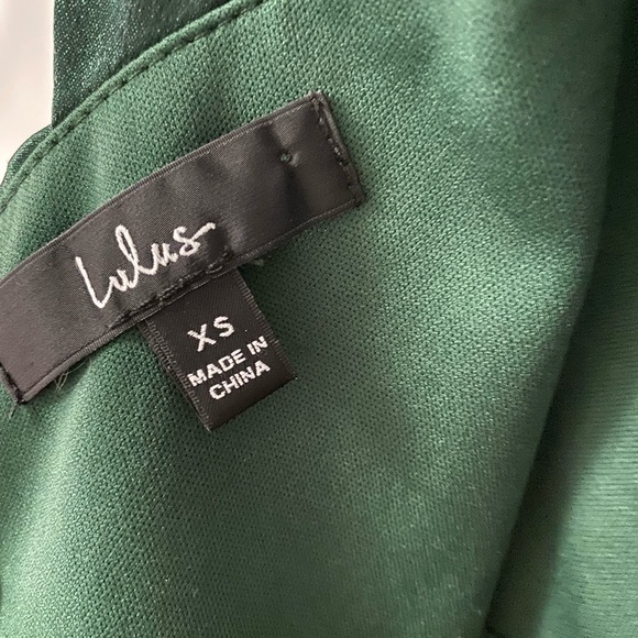 XS Lulus dress worn once. Hemmed - Picture 5 of 7